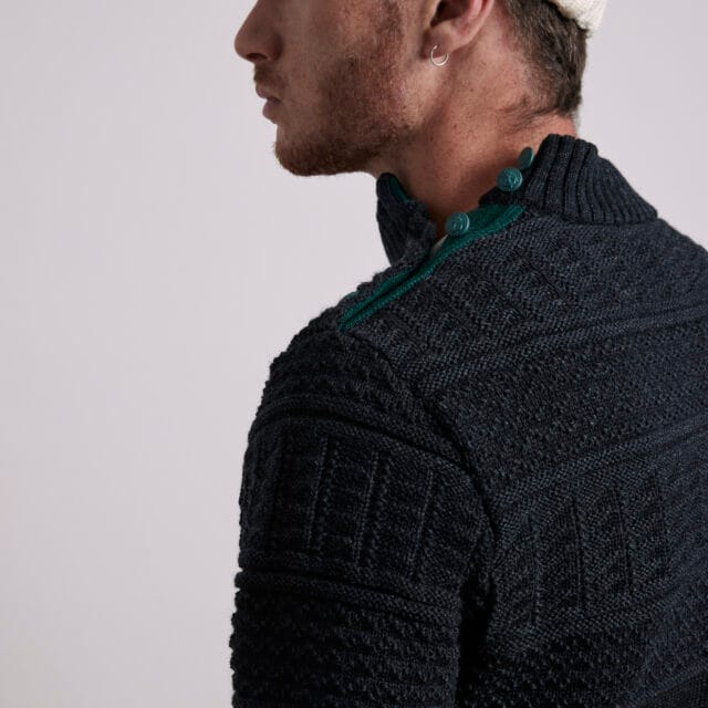 Le Minor - Pull Marin de Pêcheur Breton pour Homme 100% Laine
