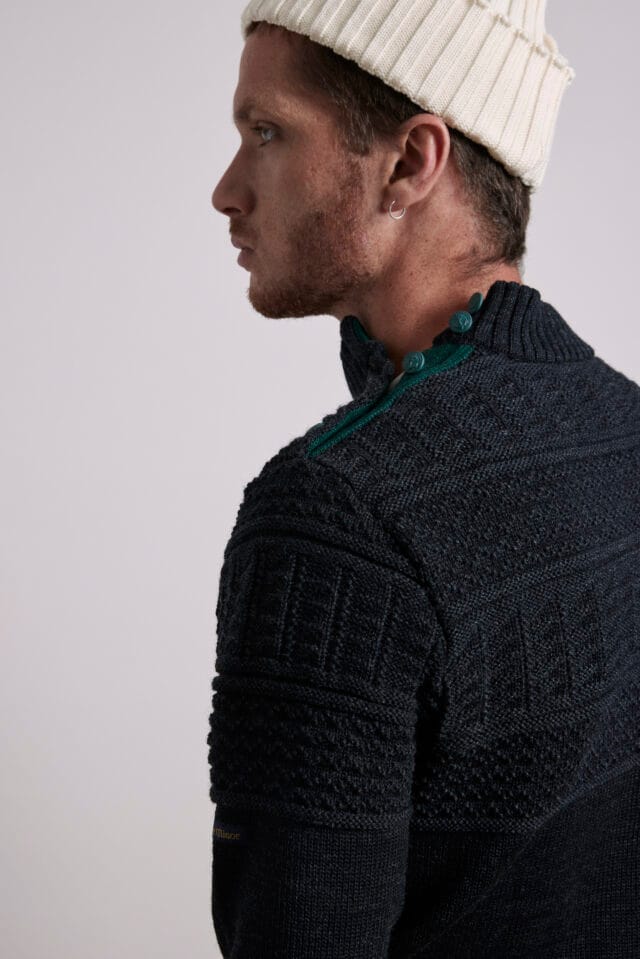 Le Minor - Pull Marin de Pêcheur Breton pour Homme 100% Laine