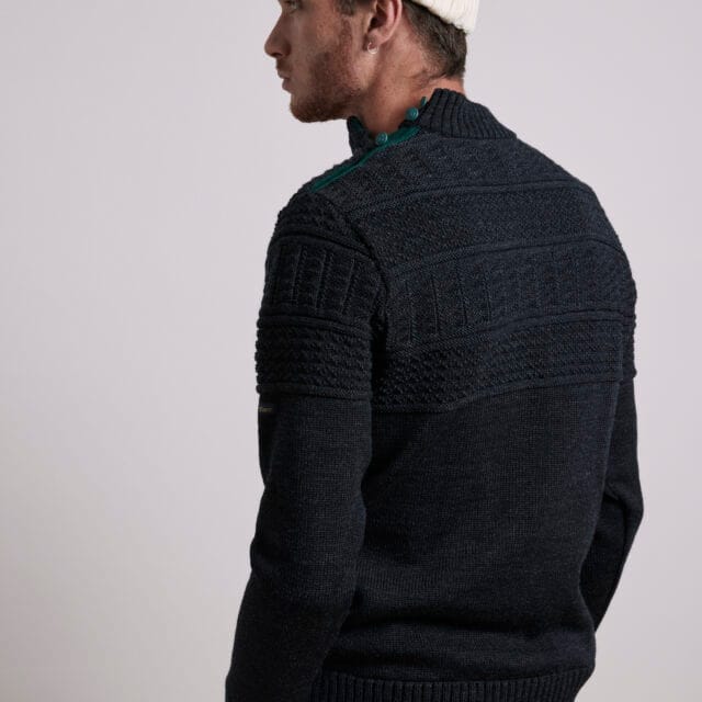 Le Minor - Pull Marin de Pêcheur Breton pour Homme 100% Laine