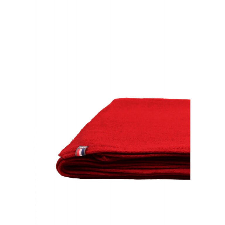 Maison Bonnefoy - Poncho Paule en cachemire rouge