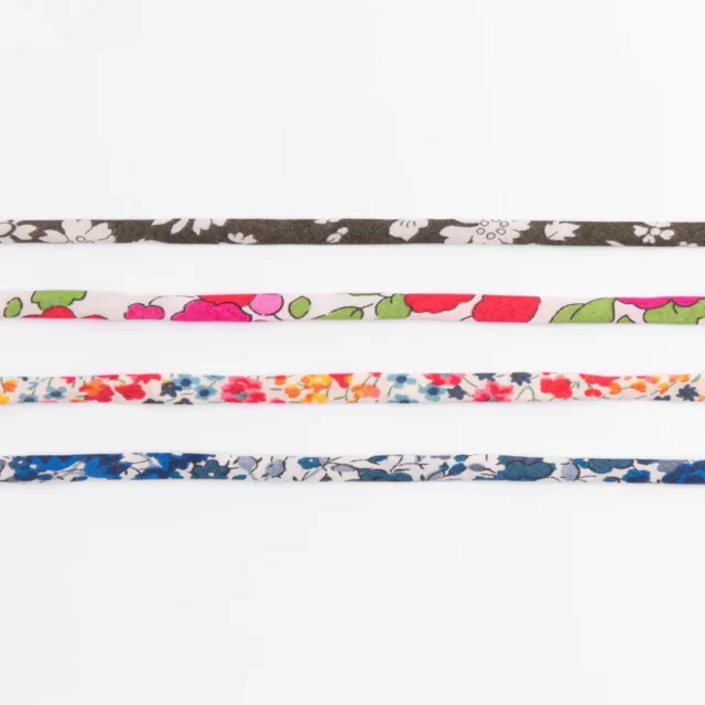 Manore Paris - Bracelet cordons Liberty (4 imprimés au choix)