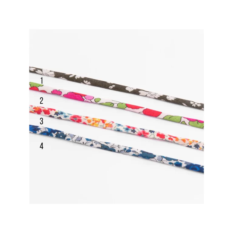 Manore Paris - Bracelet cordons Liberty (4 imprimés au choix)