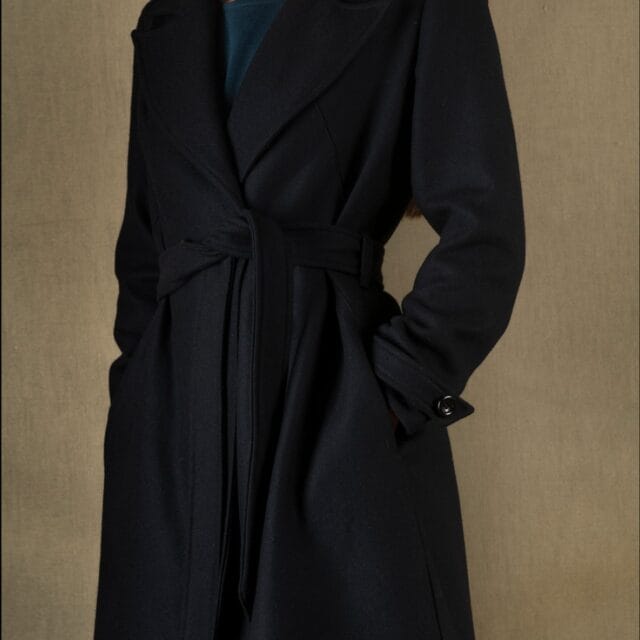 My tailor is Joh - Manteau mi-long laine noir Palace
