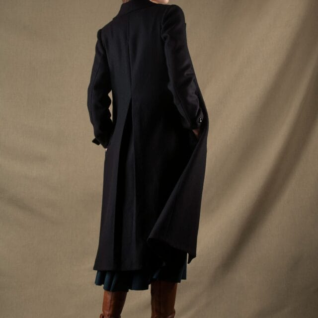 My tailor is Joh - Manteau mi-long laine noir Palace