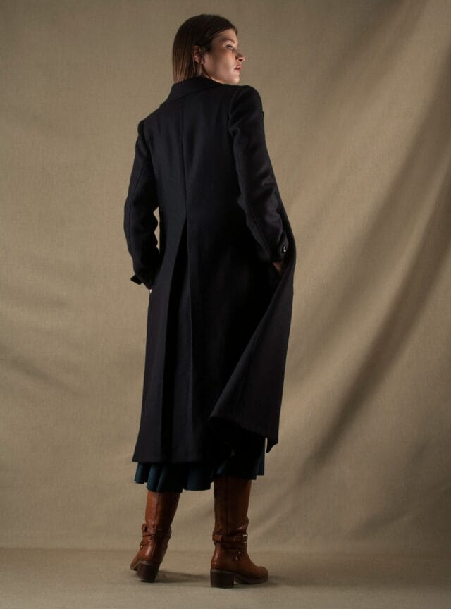 My tailor is Joh - Manteau mi-long laine noir Palace