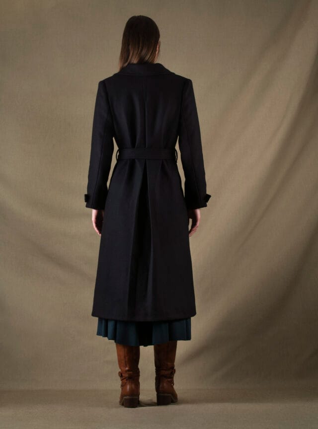 My tailor is Joh - Manteau mi-long laine noir Palace