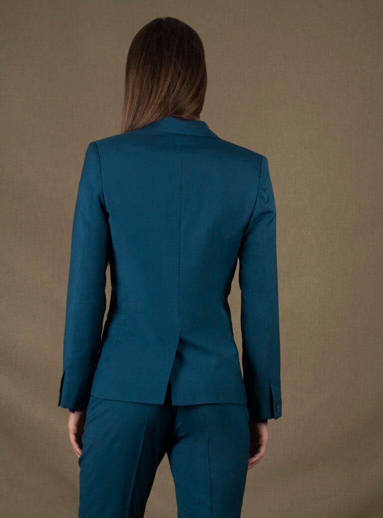 My tailor is Joh - Tailleur veste pantalon Conception bleu pétrole