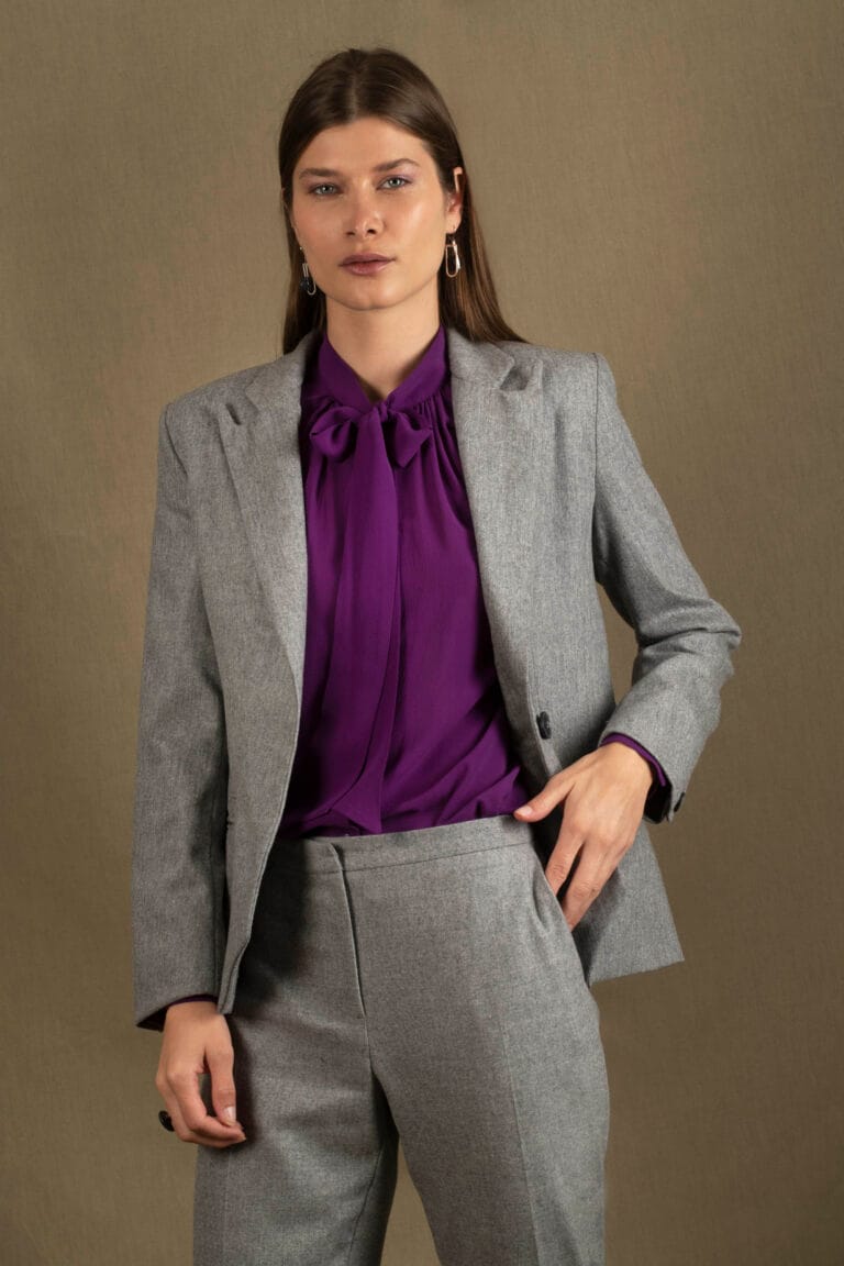 My tailor is Joh - Tailleur veste pantalon laine gris Conception