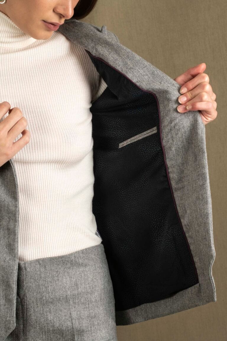 My tailor is Joh - Tailleur veste pantalon laine gris Conception