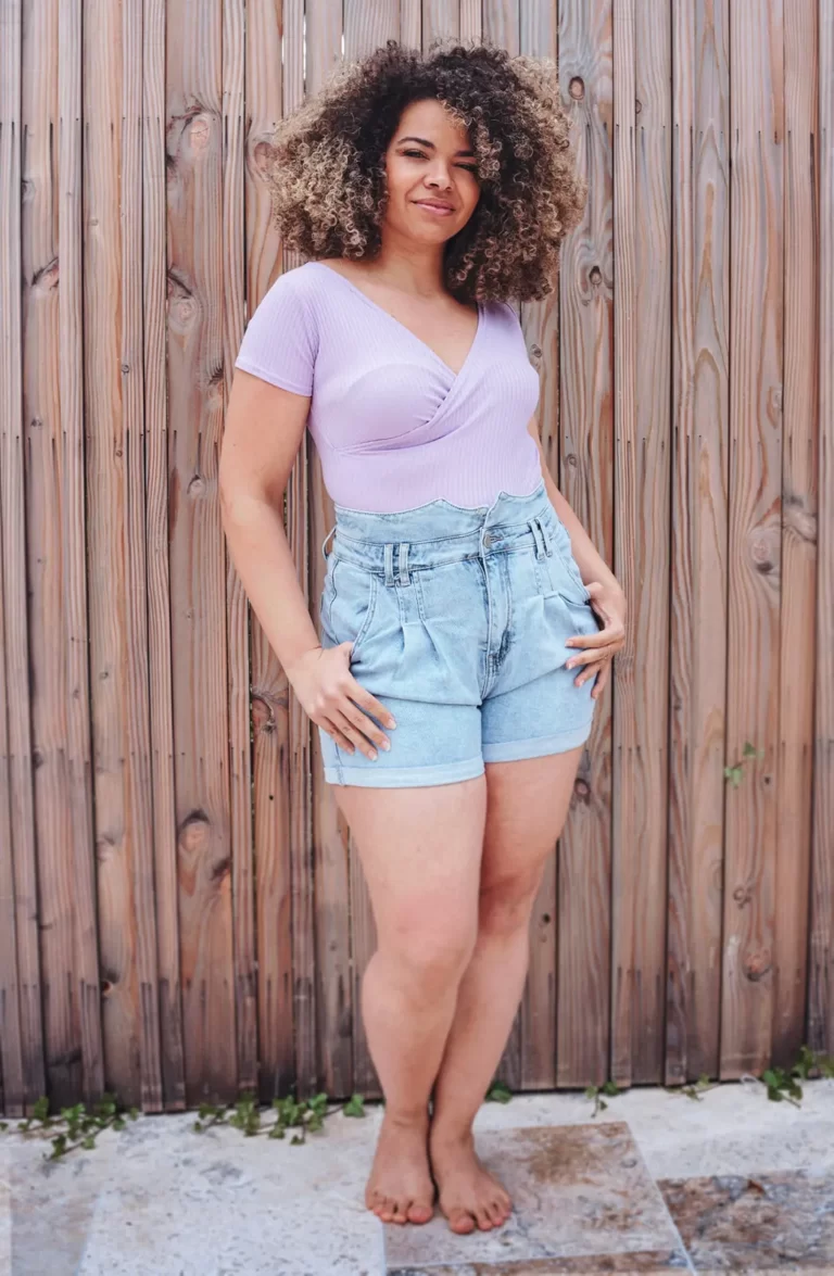 Tziganette - Marcel le body lilas manches courtes