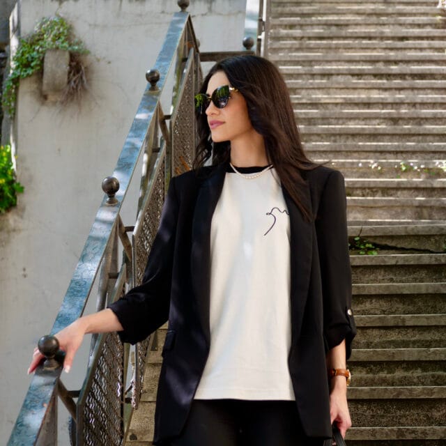 Wavi - T-shirt brodé