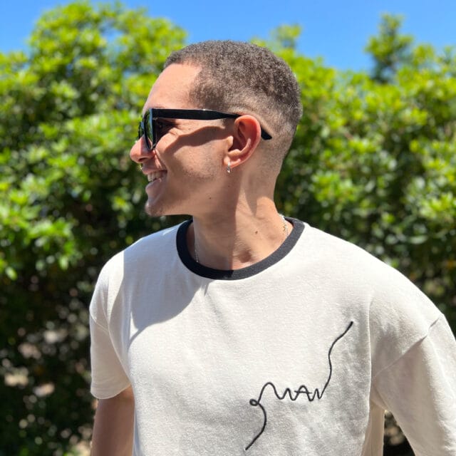 Wavi - T-shirt brodé