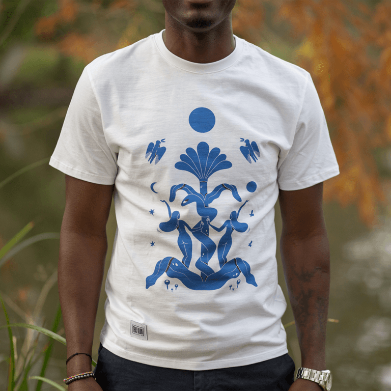 Tee Klub - Tee-shirt Dualité bleue