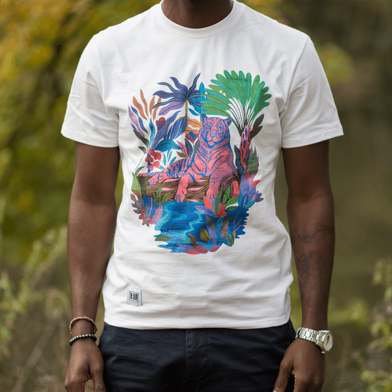 Tee Klub - Tee-shirt Le Tigre coloré