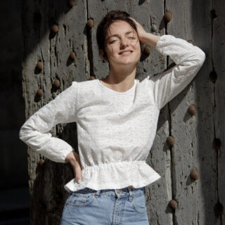 Blouse Ambre broderie April & C printemps été 100 % coton biologique écologique