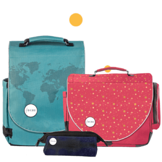 Pack cartable ou sacs à dos + accessoires par la marque Bon Chic Bon Dos Bon Chic Bon Dos - Pack cartable ou sacs à dos + accessoires