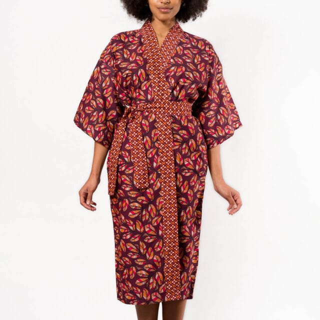 Veste kimono marron | Cannelle main image 1