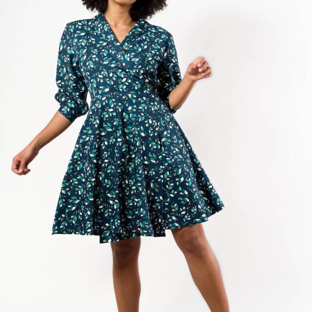 Nevice Paris - Robe Portefeuille Bleu