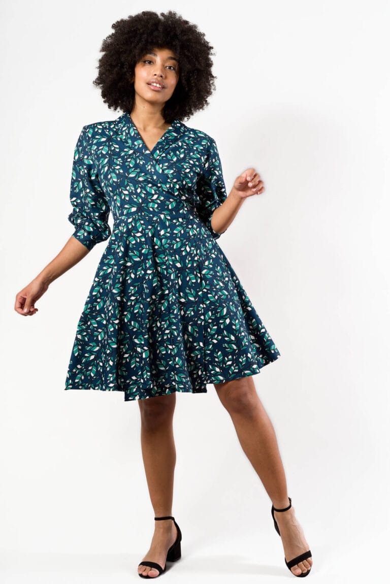 Nevice Paris - Robe Portefeuille Bleu