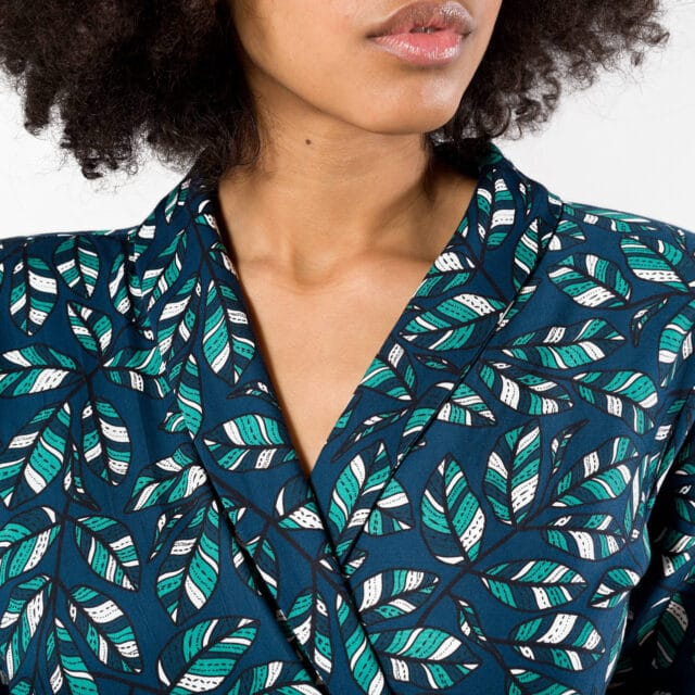 Nevice Paris - Robe Portefeuille Bleu