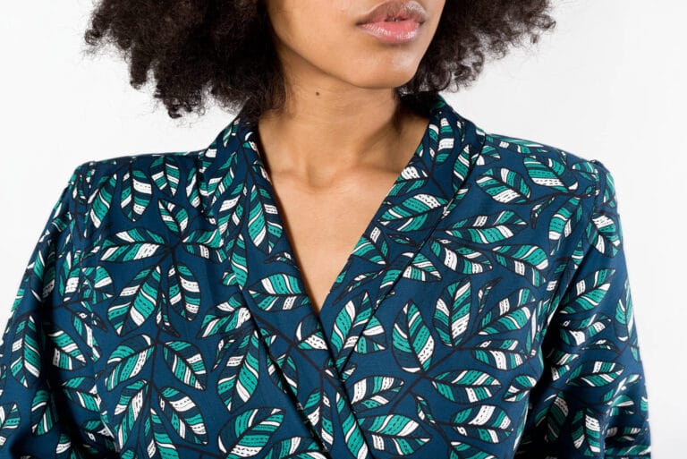 Nevice Paris - Robe Portefeuille Bleu