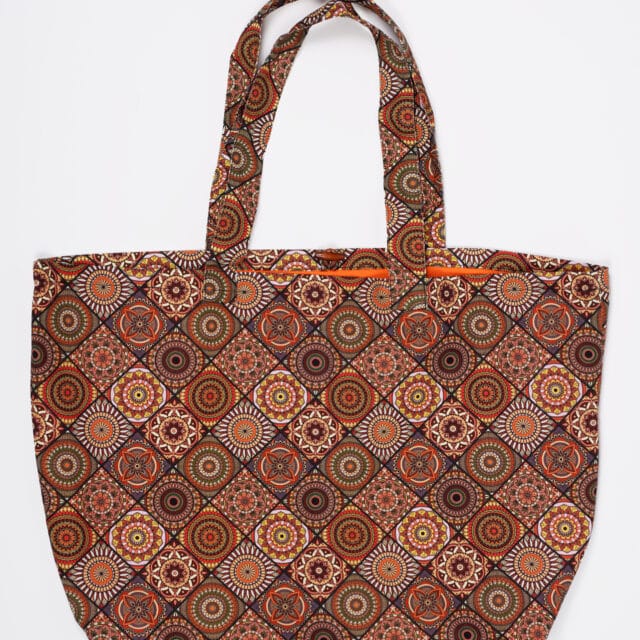 Nevice Paris - Sac réversible marron et orange
