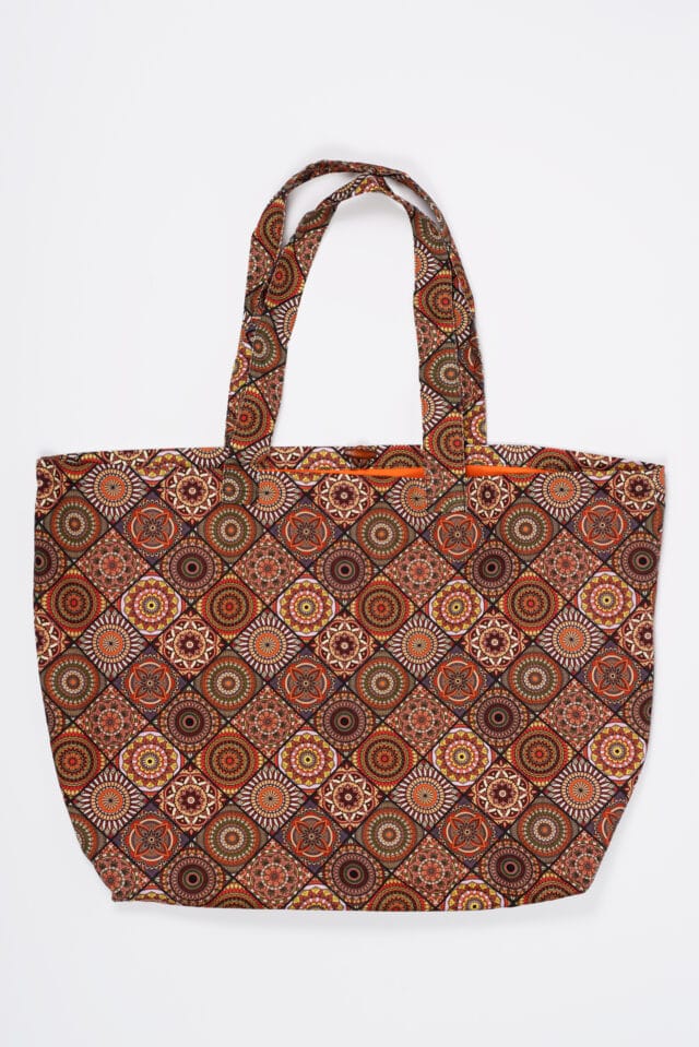 Nevice Paris - Sac réversible marron et orange