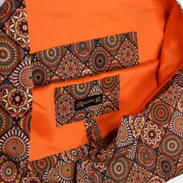 Nevice Paris - Sac réversible marron et orange