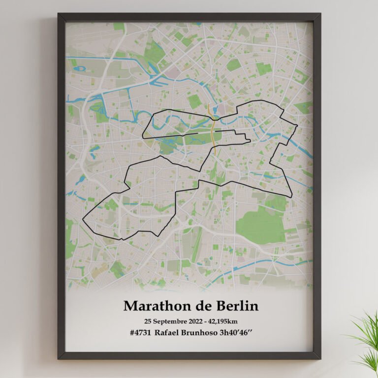 The Post Trace - Affiche Marathon de Berlin