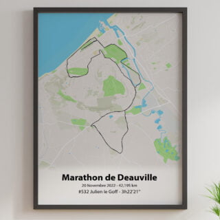 The Post Trace - Affiche Marathon de Deauville