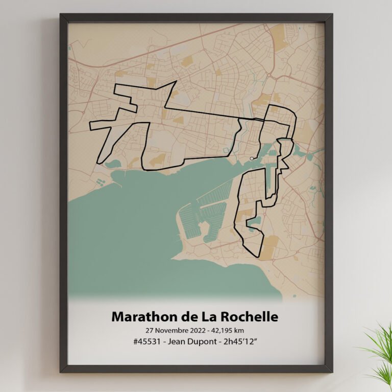 The Post Trace - Affiche Marathon de La Rochelle