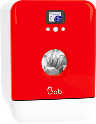 DAAN.Tech - Daan Tech Bob Lave-Vaisselle Eco-Compact Rouge