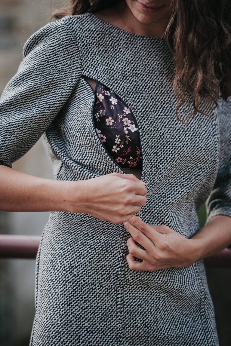 Le Coeur des Bohémiennes, la robe d'allaitement