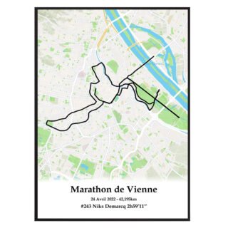 Marathon de Vienne par la marque The Post Trace The Post Trace - Marathon de Vienne