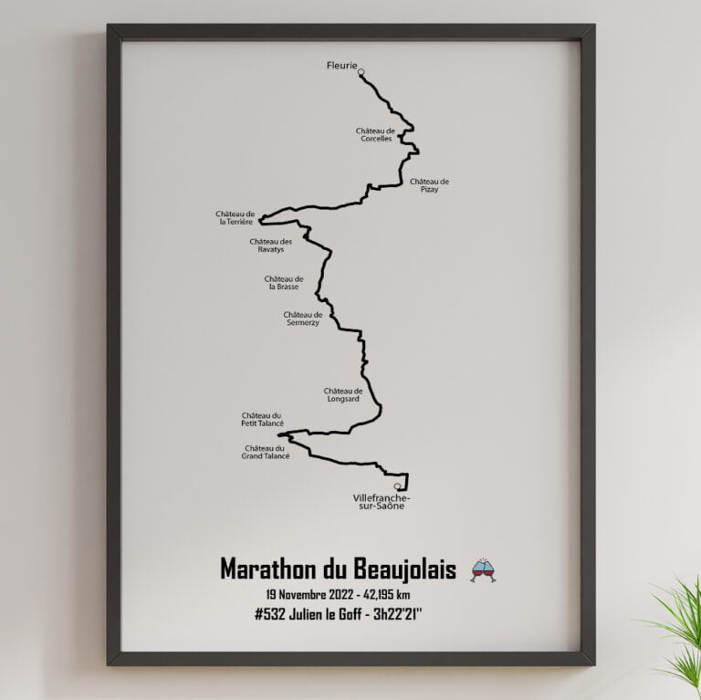 The Post Trace - Marathon International du Beaujolais