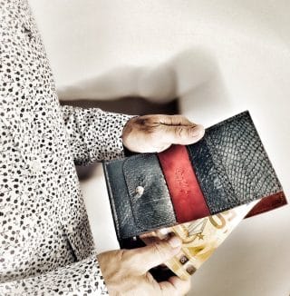 Ronflita - Portefeuille Thor anthracite argent