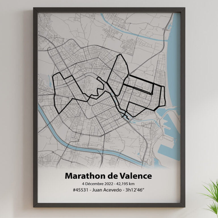 The Post Trace - Affiche Marathon de Valence