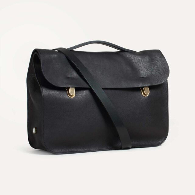 Bleu de Chauffe - Cartable Groucho – Noir / Ligne Epure