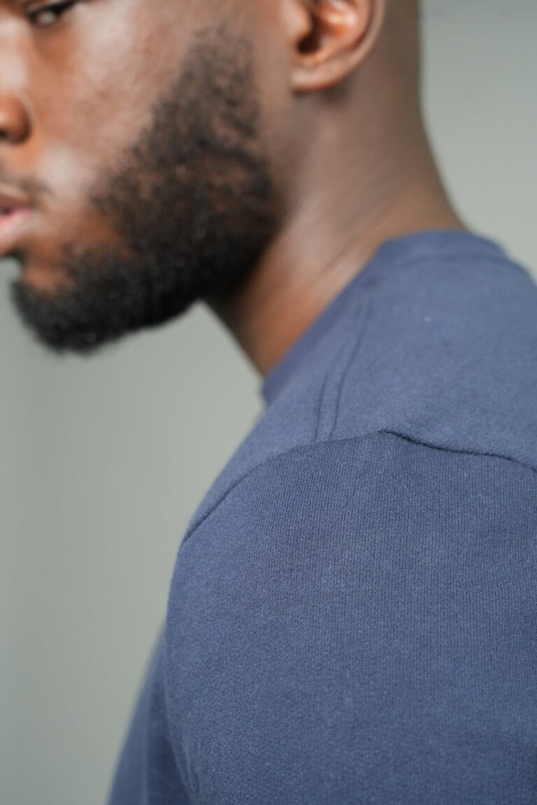 Erverte - Sweat bleu uni