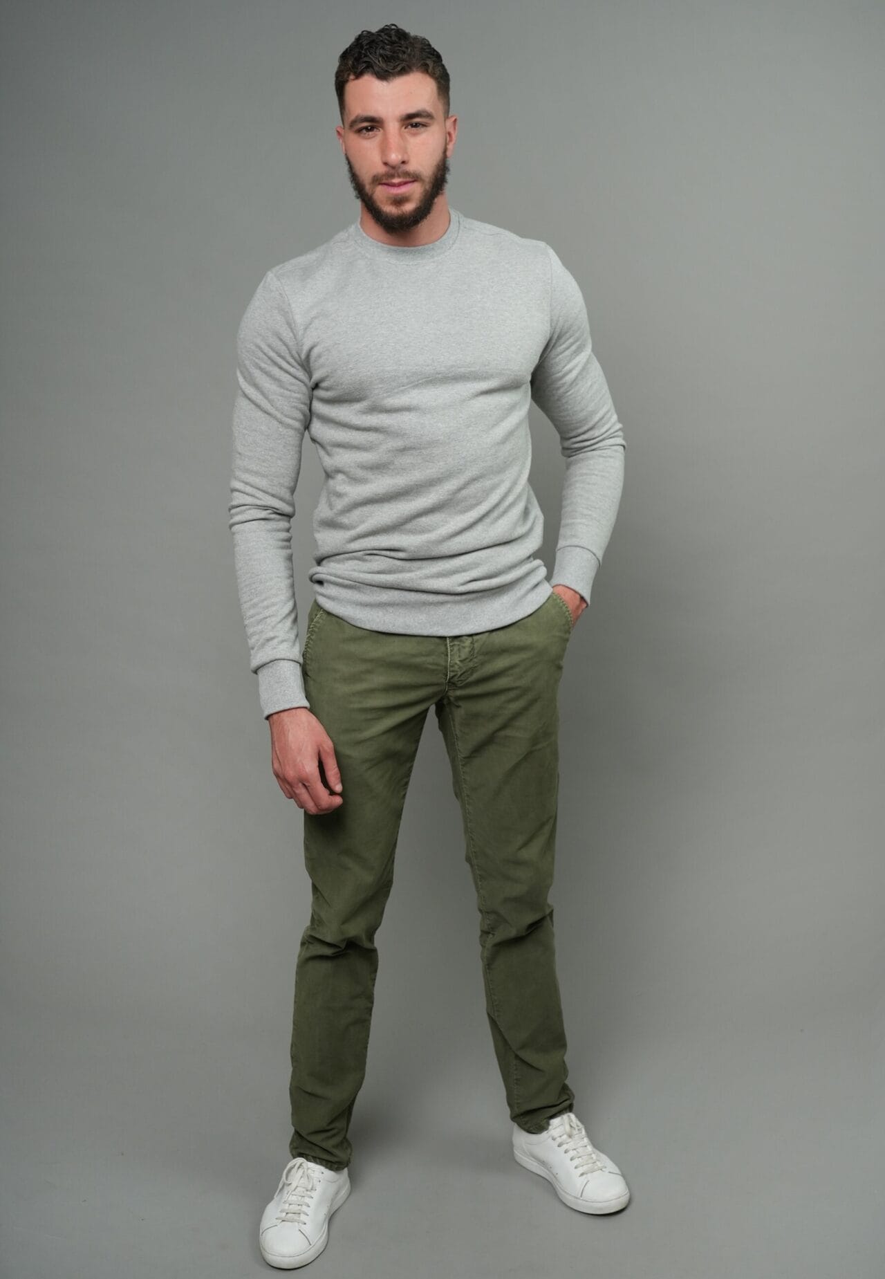 erverte sweat gris chine 2 Erverte - Sweat gris chiné