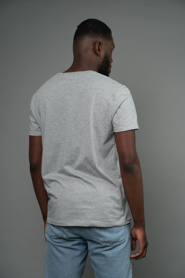 Erverte - T-shirt gris chiné