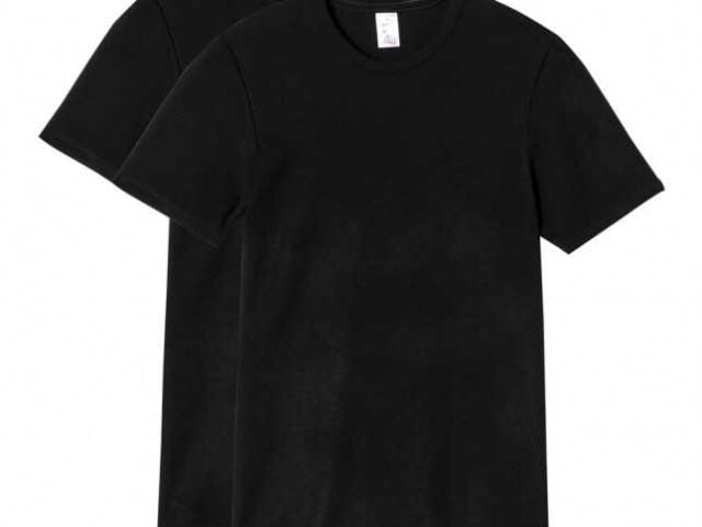 Achel par Lemahieu - Lot 2 T-shirts Thermiques Homme - Noir  | Made In France | Lemahieu
