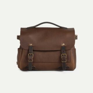 Bleu de Chauffe - Sac Postier Eclair S – Brun Militaire