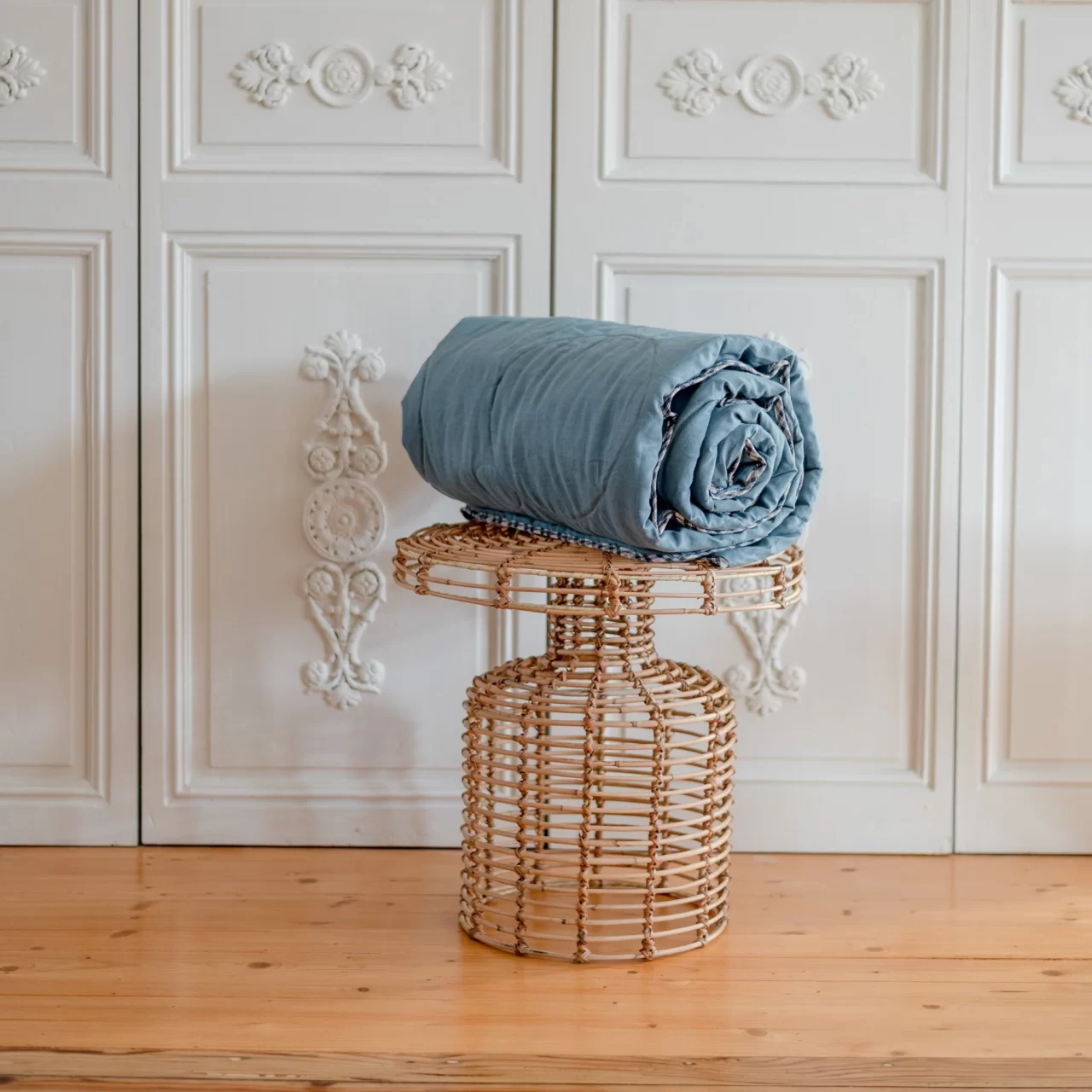 Loulenn - Plaid Ouessant bleu orage