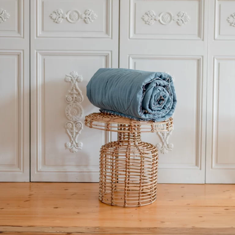 Loulenn - Plaid Ouessant bleu orage