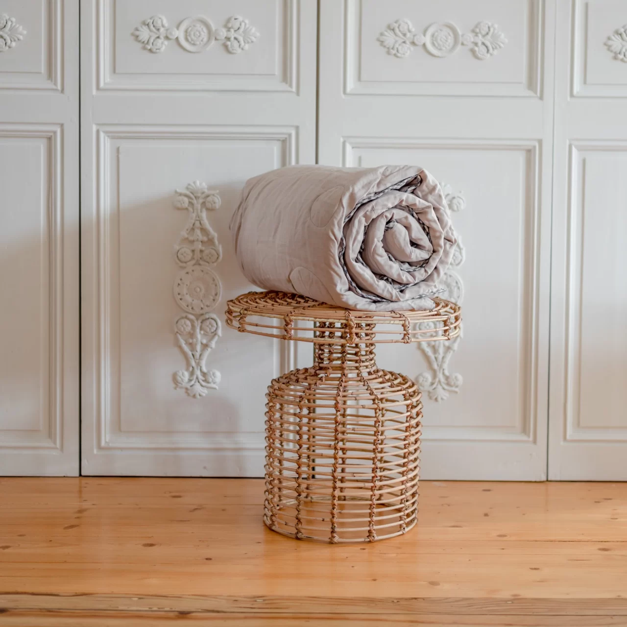 Loulenn - Plaid Ouessant lin naturel