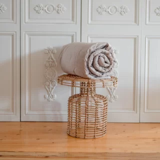 Loulenn - Plaid Ouessant lin naturel