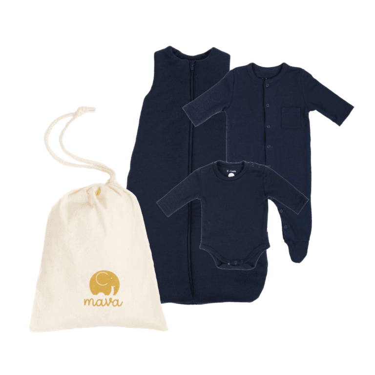 Mava - Pyajama body manches longues en coton bio