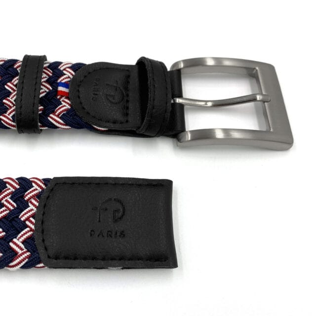 The French Game - Ceinture tressée en simili cuir de raisin