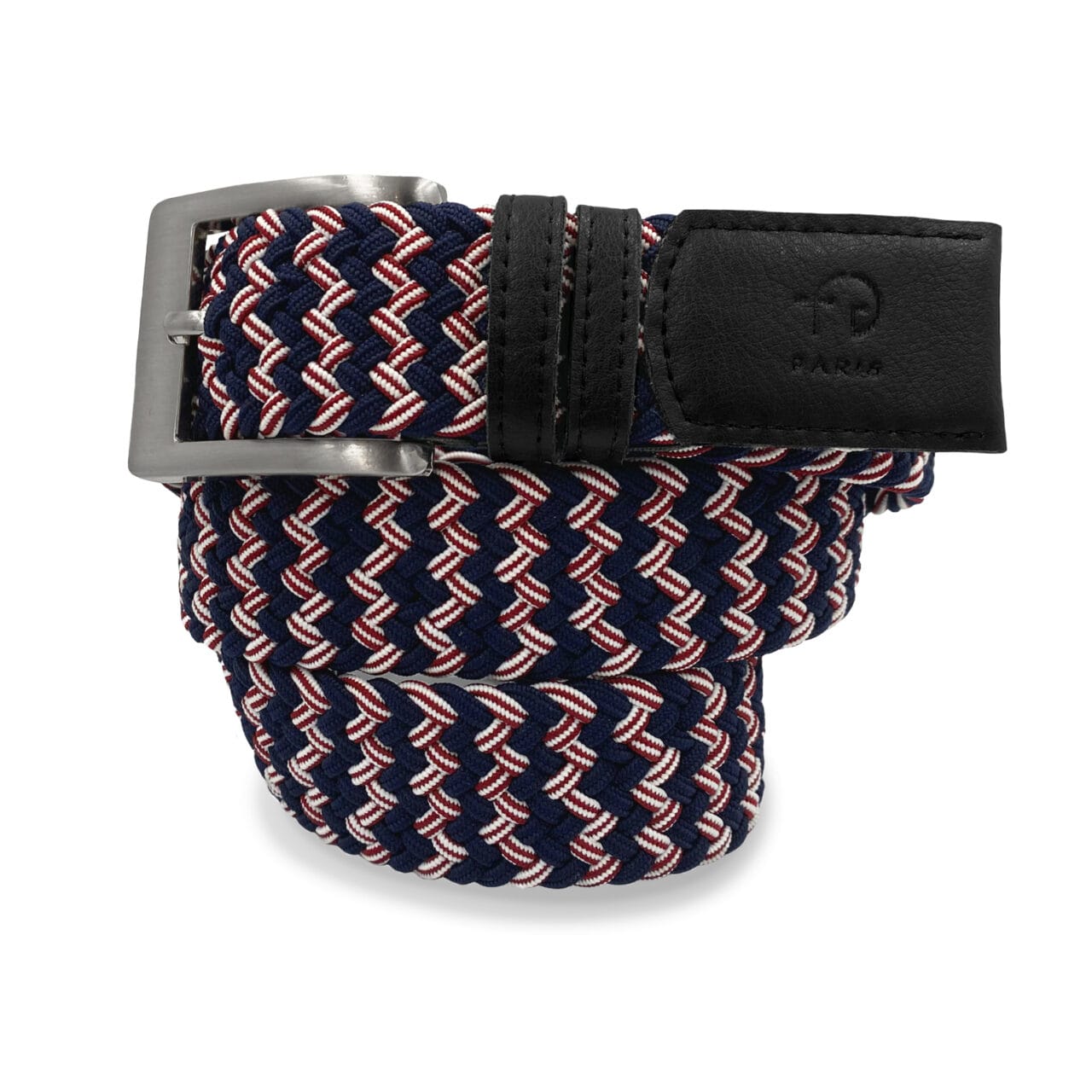 the french game ceinture tressee tricolore simili cuir raisin The French Game - Ceinture tressée en simili cuir de raisin